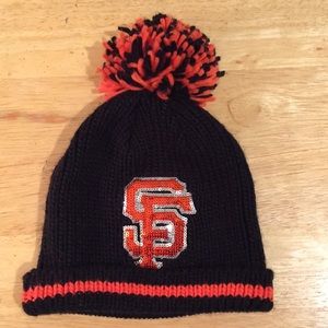 New Era SF Giants Bling Pom Beanie